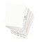 Avery Legal Exhibit Binder Dividers, Preprinted 1-10 and Table of Contents Side Tabs, Unpunched Letter Size, 1 Set Collated, 6 Sets per Pack (11381)